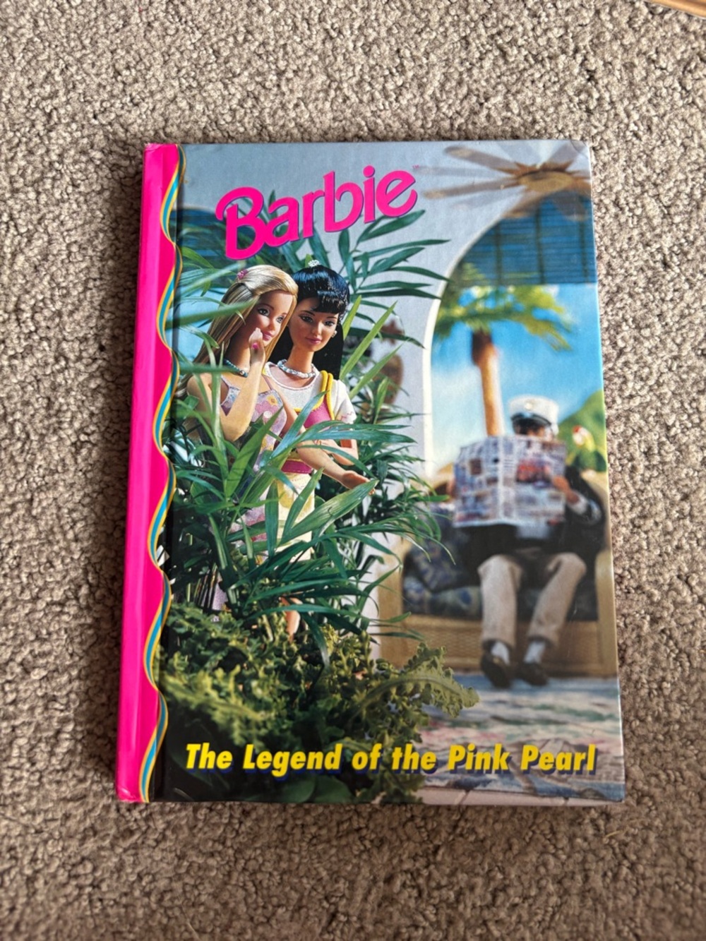 3/$25 Barbie Vintage Book - The Legend of the Pink Pearl 1999